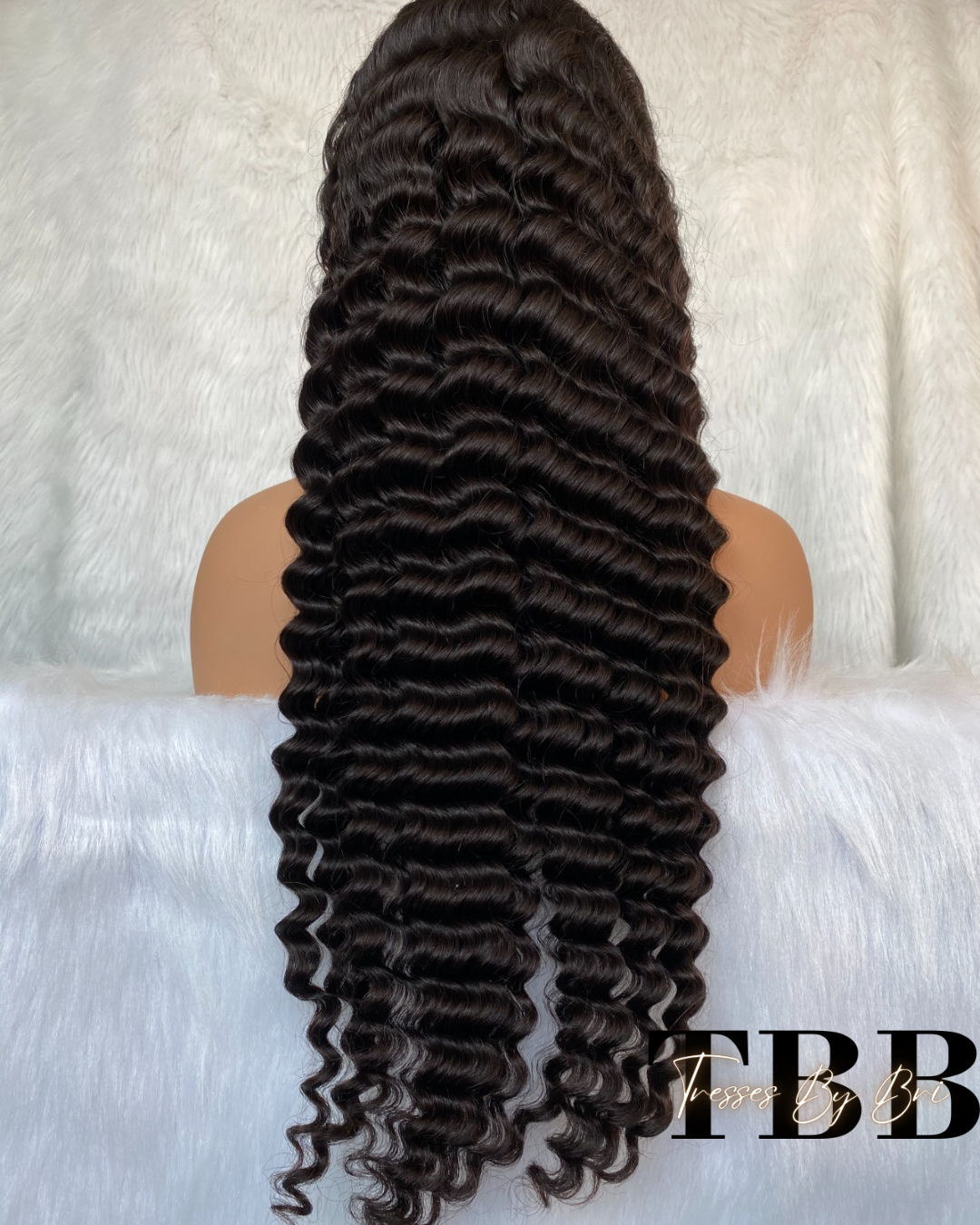 Deep Wave Wig Transparent Lace Frontal Wig