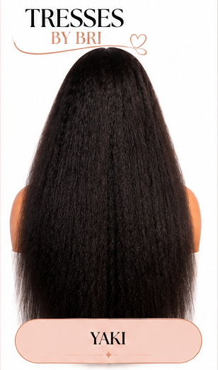 Textured Straight Laceless Wig – Enhanced Fullness – Natural Black (#1B)